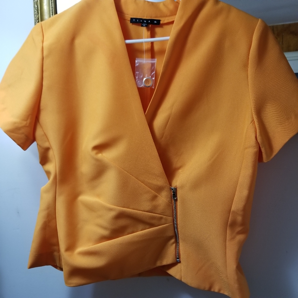 Tiana B Orange Size 12 Women Blazers!